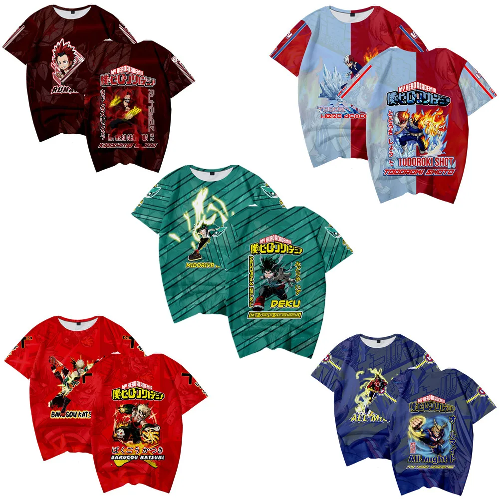 My Hero Academia Deku 3D Print T Shirt Kids Summer Fashion Casual Short Sleeve children Boys Harajuku Streetwear Anime T Shirt
My Hero Academia Deku 3D Print T Shirt Kids Summer Fashion Casual Short Sleeve children Boys Harajuku Streetwear Anime T Shirt