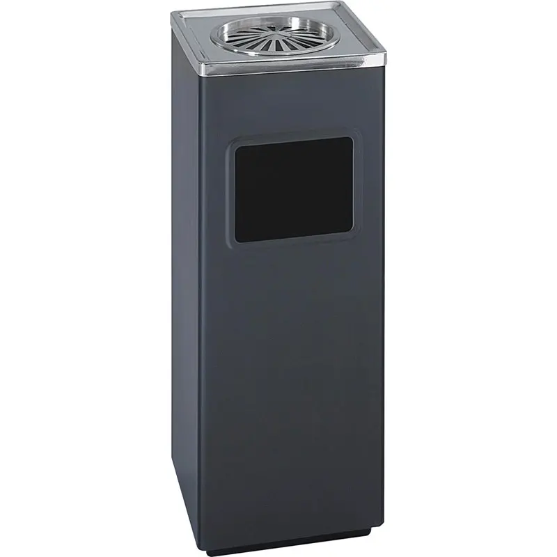 , SAF9696BL, Sandless Square Ash Urn/Trash Receptacle, 1 Each, Black Garbage Bin Kitchen Bathroom Toilet Trash Can Best Automati
, SAF9696BL, Sandless Square Ash Urn/Trash Receptacle, 1 Each, Black Garbage Bin Kitchen Bathroom Toilet Trash Can Best Automati