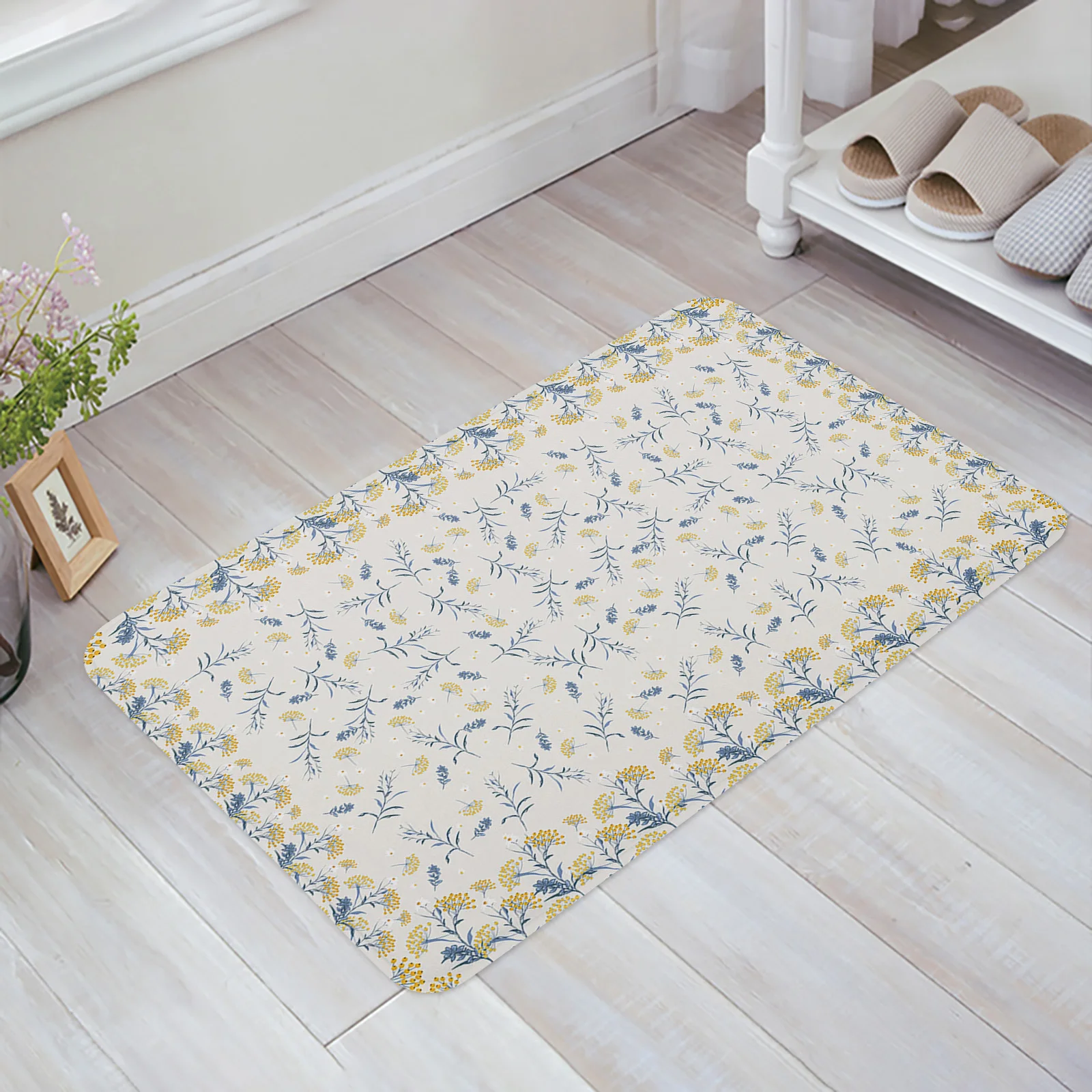 Pastoral Fruit Flower Texture Creative Printing Doormat Kitchen Bathroom Anti-slip Doormat Living Room Bedroom Home Carpet
Pastoral Fruit Flower Texture Creative Printing Doormat Kitchen Bathroom Anti-slip Doormat Living Room Bedroom Home Carpet