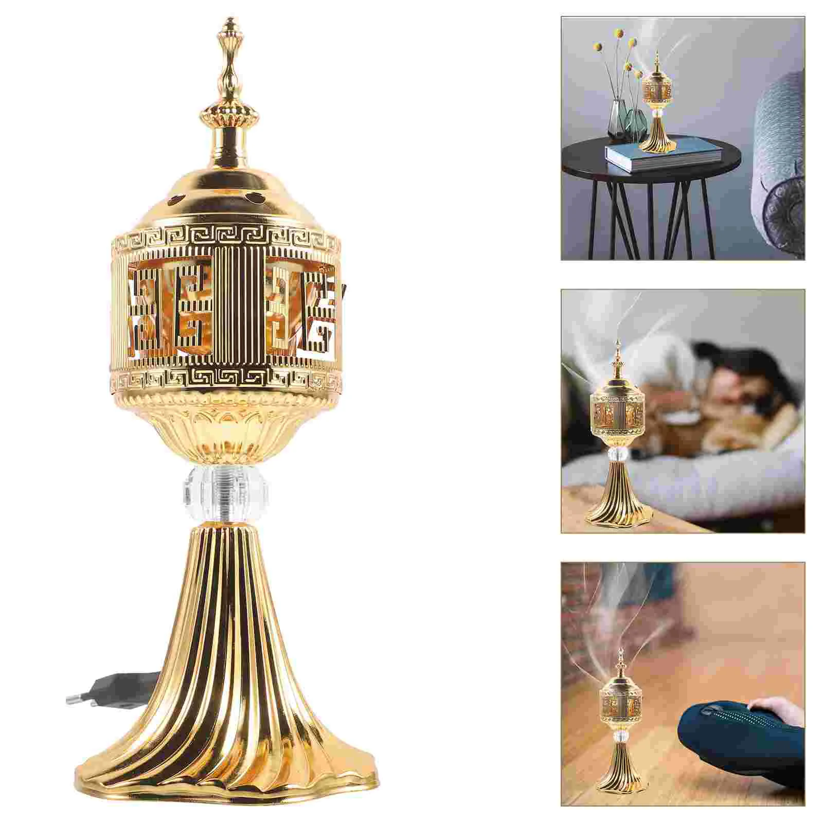 Burner Ornament Aroma Ornaments Electric Censer Holder Table Centerpiece Decorations Decorative Plug
Burner Ornament Aroma Ornaments Electric Censer Holder Table Centerpiece Decorations Decorative Plug