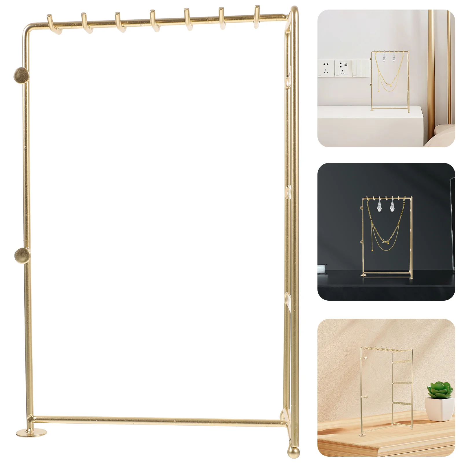 Jewelry Organizer Stand Earring Display Multifunction Hanging Earrings Tabletop Stud Wrought Iron Holder
Jewelry Organizer Stand Earring Display Multifunction Hanging Earrings Tabletop Stud Wrought Iron Holder