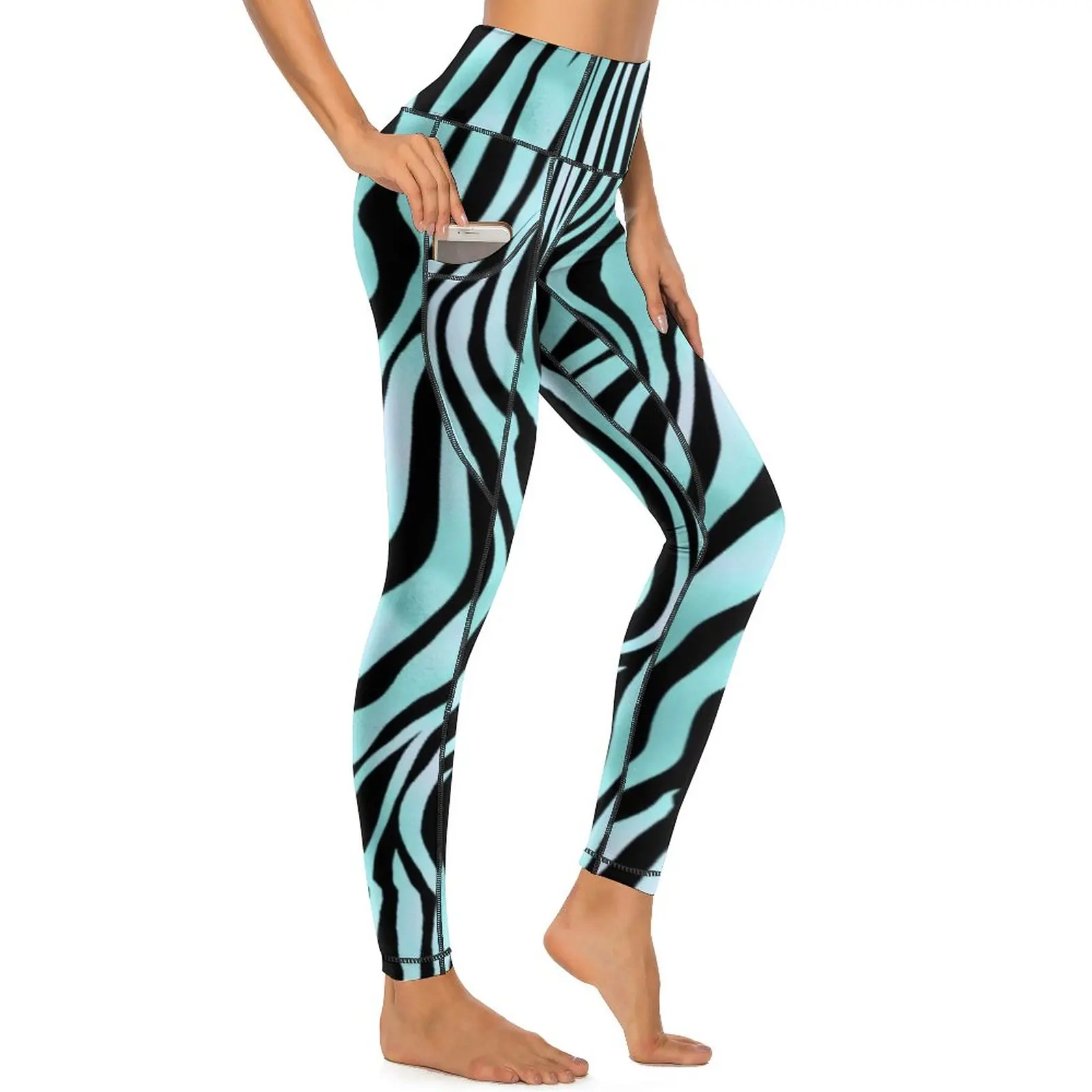 Zebra Stripe Turquoise Teal Leggings Animal Print Workout Yoga Pants Push Up Cute Leggins Sexy Stretchy Custom Sports Tights
Zebra Stripe Turquoise Teal Leggings Animal Print Workout Yoga Pants Push Up Cute Leggins Sexy Stretchy Custom Sports Tights