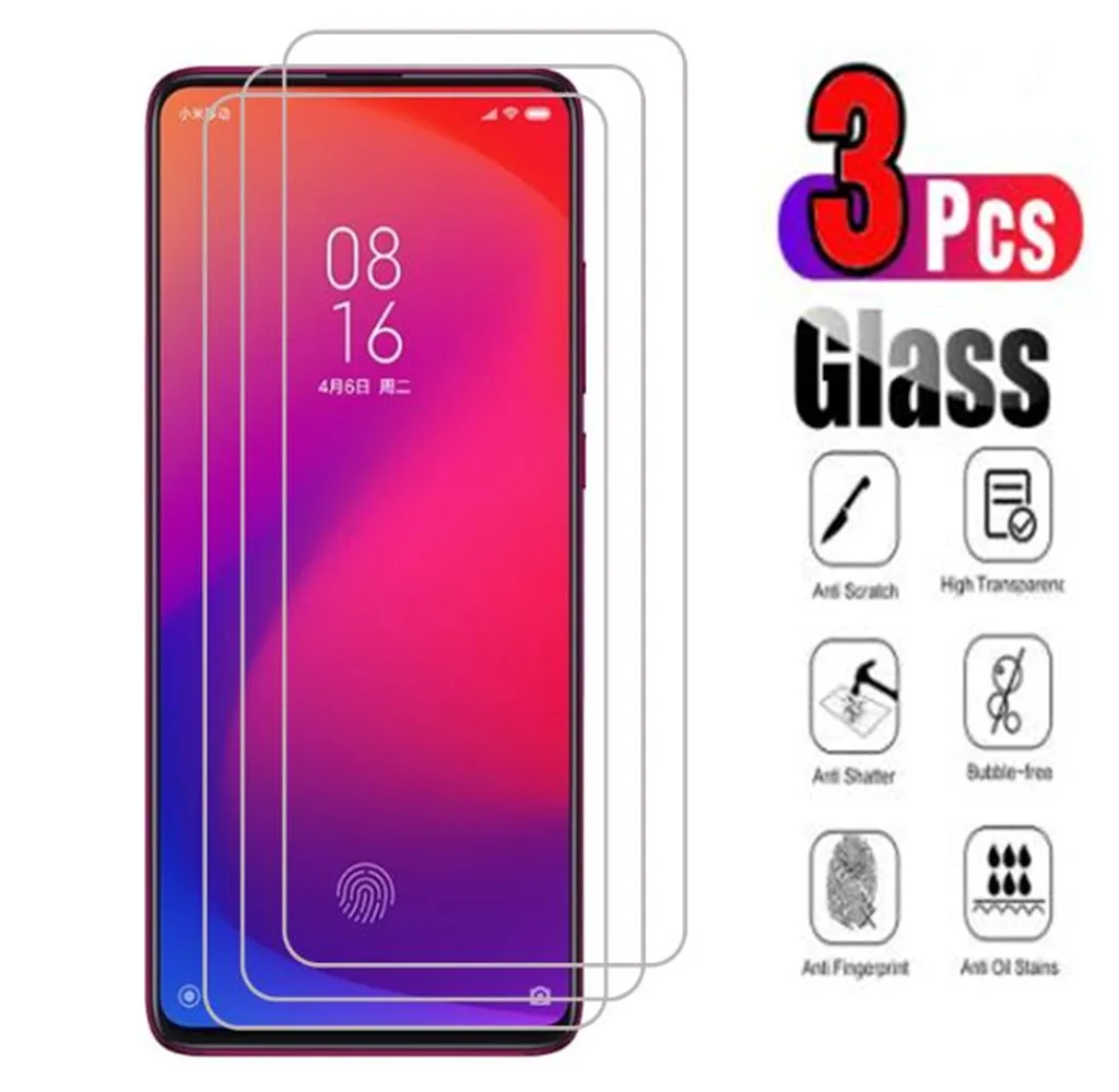 Закаленное стекло для Xiaomi Mi 9T Pro, защитная пленка для экрана Xiaomi Redmi K20 Pro, защитная пленка 9H, стекло против царапин, 3 шт.
Закаленное стекло для Xiaomi Mi 9T Pro, защитная пленка для экрана Xiaomi Redmi K20 Pro, защитная пленка 9H, стекло против царапин, 3 шт.