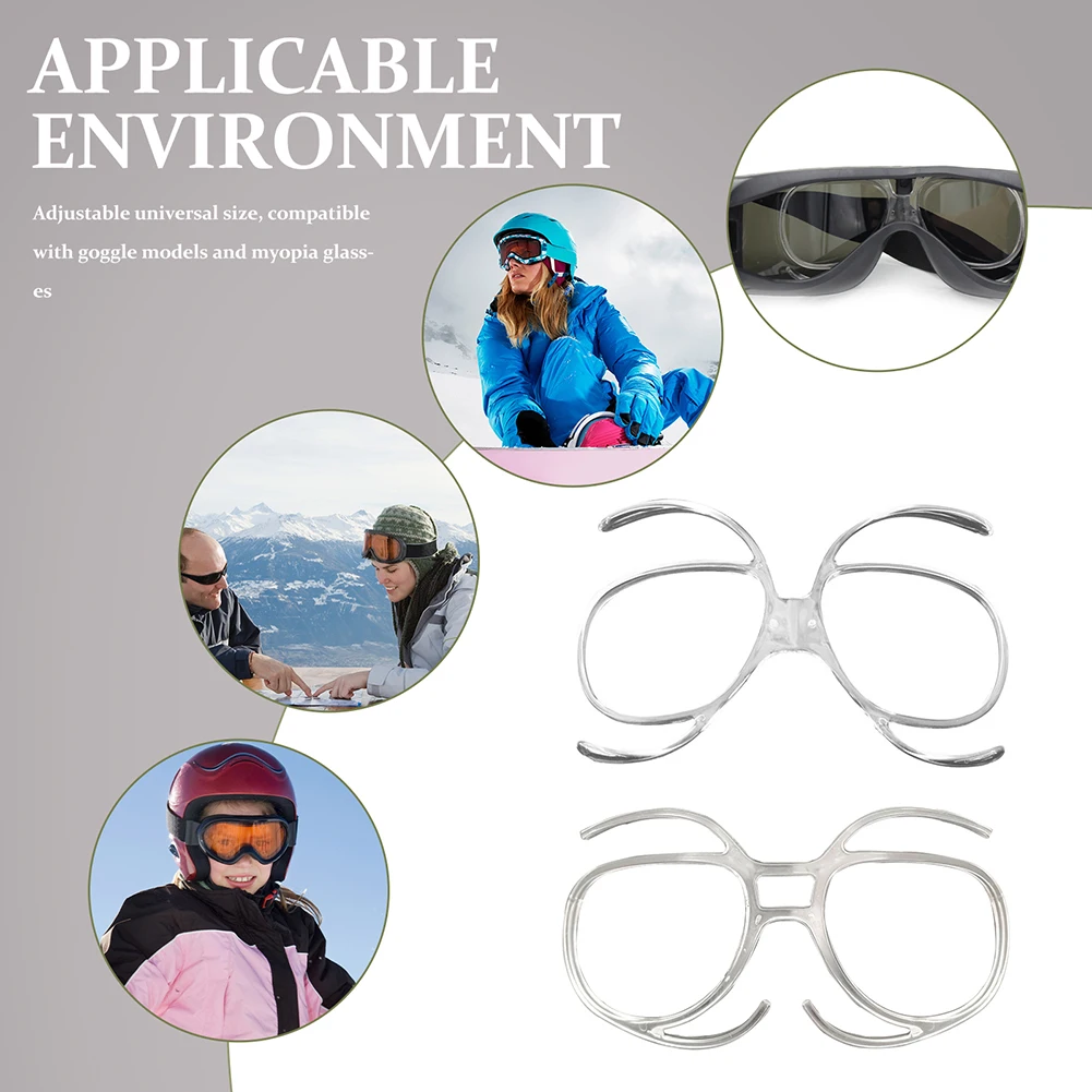 Prescription Frame for Skiing Goggle TR90 Flexible Bendable Ski Goggles Optical Insert Adaptor Universal Size Inner Frame
Prescription Frame for Skiing Goggle TR90 Flexible Bendable Ski Goggles Optical Insert Adaptor Universal Size Inner Frame