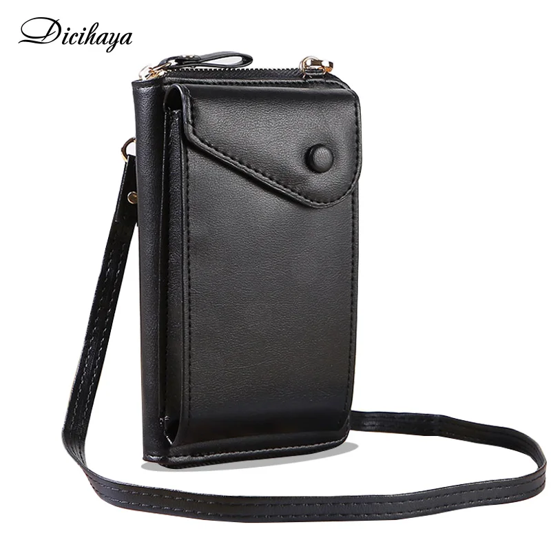 DICIHAYA NEW Fashion Ladies Small Crossbody Messenger Bags Women Shoulder Bag Wallet Mini PU Leather Card Holder Female Purse
DICIHAYA NEW Fashion Ladies Small Crossbody Messenger Bags Women Shoulder Bag Wallet Mini PU Leather Card Holder Female Purse