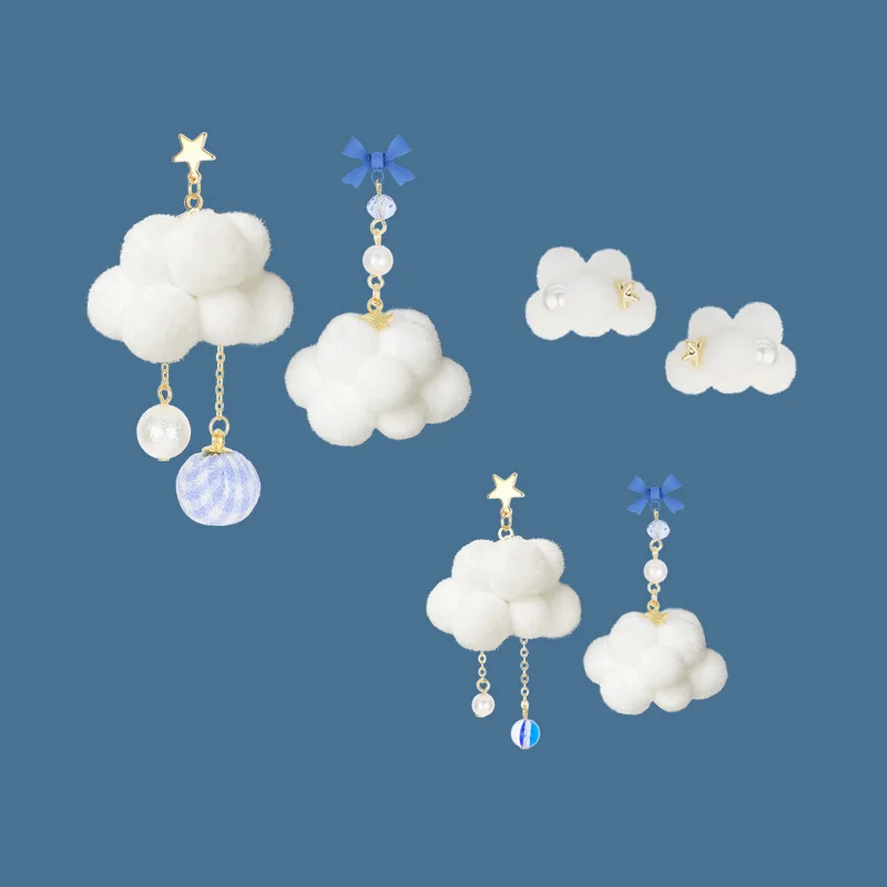 Cute Clouds Drop Earrings Fashion cotton Dangle Earring pendant 2022 Hot Trendy Romantic Charm Girl Jewelry For Women Gift
Cute Clouds Drop Earrings Fashion cotton Dangle Earring pendant 2022 Hot Trendy Romantic Charm Girl Jewelry For Women Gift
