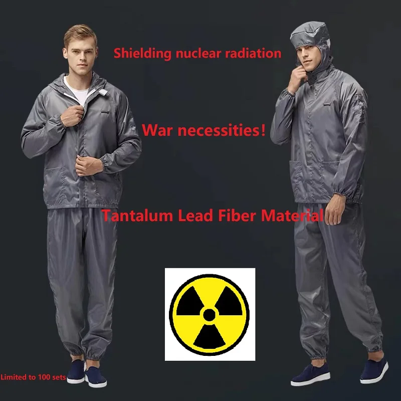 

Tantalum Lead Fiber Material Nuclear Radiation Protective Clothing Iodine Table Anti-Radiation Antitin Face Gas Defense Mask