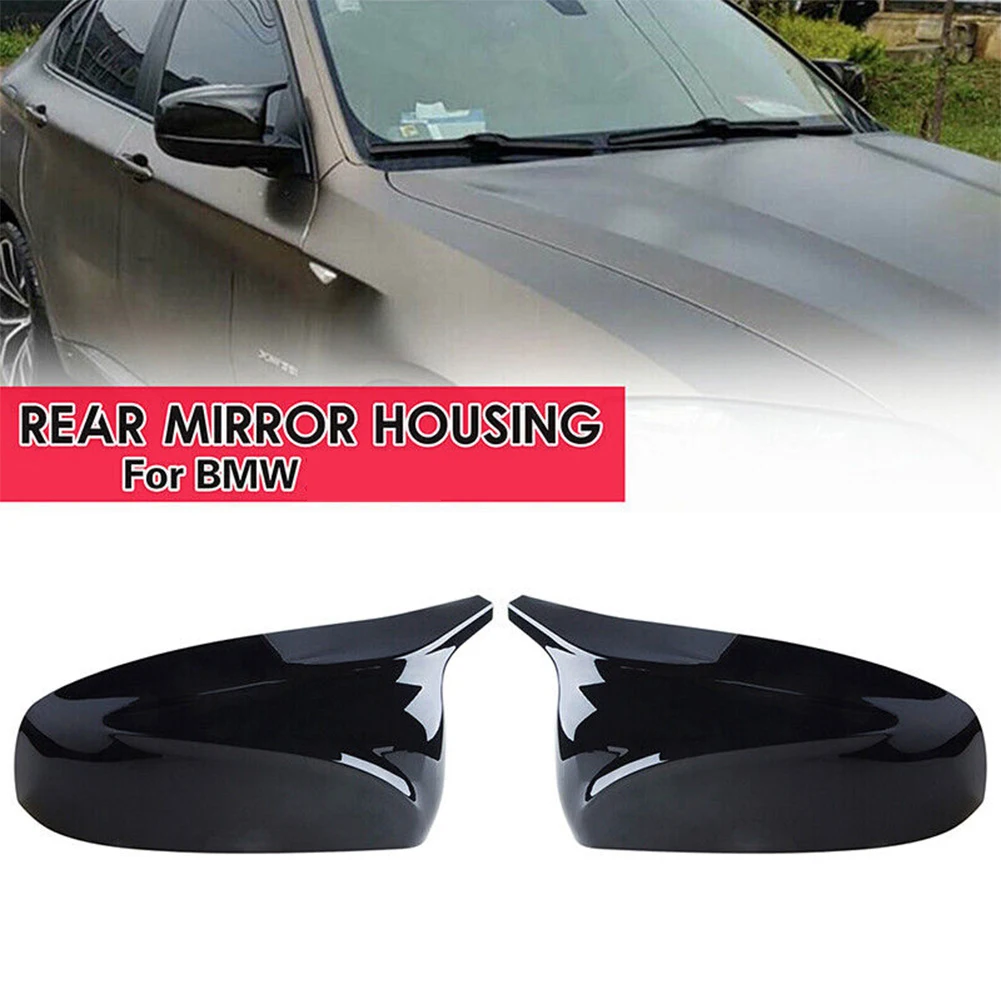 2pcs Car Rear View Mirror Cow Horn Mirror Shell Shell For BMW E70 E71 2007-2013 M Style Replacement Rear View Mirror Cap Cover
2pcs Car Rear View Mirror Cow Horn Mirror Shell Shell For BMW E70 E71 2007-2013 M Style Replacement Rear View Mirror Cap Cover