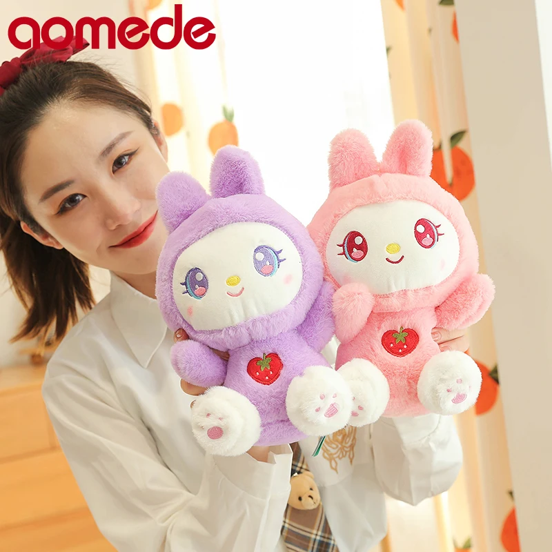 30cm Cute Soft Strawberry Rabbit Bag Plush Toys Office Nap Stuffed Animal Pillow Home Comfort Cushion Gift Doll for Kids Girl
30cm Cute Soft Strawberry Rabbit Bag Plush Toys Office Nap Stuffed Animal Pillow Home Comfort Cushion Gift Doll for Kids Girl