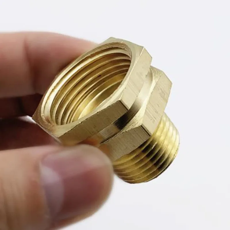 

5Pcs Brass Connector 3/4" GHT Female to 1/2" 3/4" NPT Male Thread Pipe Fittings Garden Water Hose Coupler Adapter Wholesale