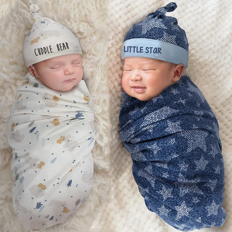 2pcs Newborn Baby Microfiber Swaddle Wrap with Beanie Hat Headwrap Set Cute Floral Animal Print Infant Receiving Blanket
2pcs Newborn Baby Microfiber Swaddle Wrap with Beanie Hat Headwrap Set Cute Floral Animal Print Infant Receiving Blanket