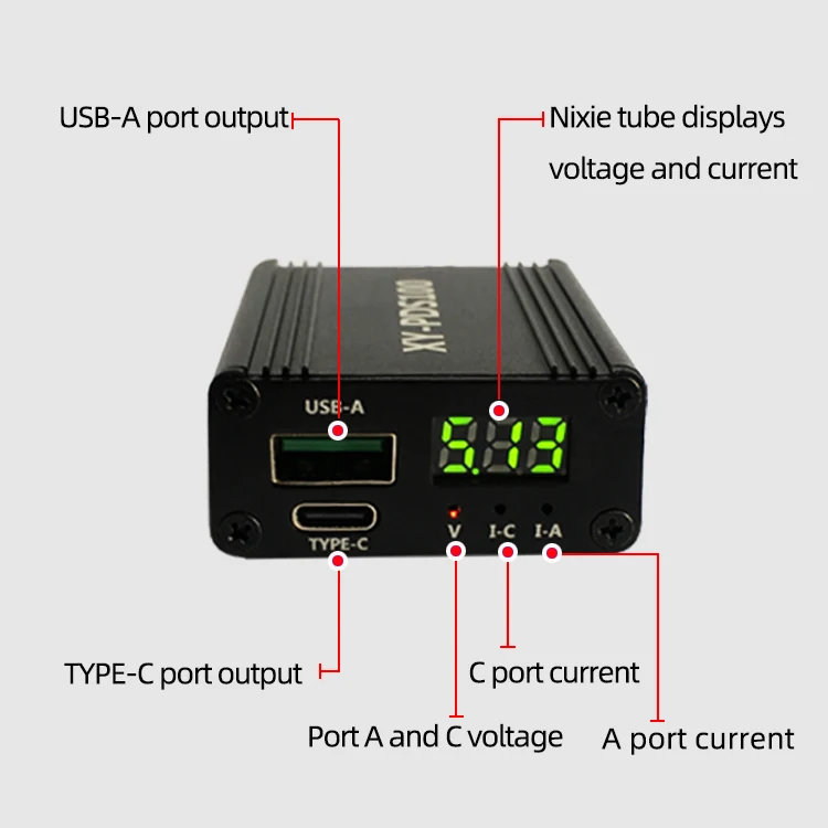 

PDS100 QC4.0 QC3.0 Type-C DC12-28V 100W Step Down Mobile phone quick charger module for Huawei SCP/FCP Apple PD Qualcomm