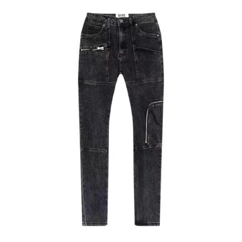 Высококачественные европейские и мужские брюки, мужские джинсы в стиле High Street Heavy Industry Y2K, джинсы-карго на молнии с карманами
Высококачественные европейские и мужские брюки, мужские джинсы в стиле High Street Heavy Industry Y2K, джинсы-карго на молнии с карманами