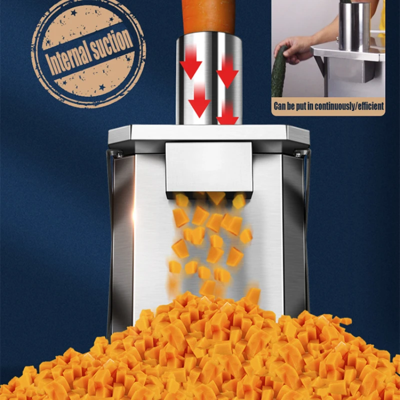 Electric Dicing Machine 220V Commercial Carrot Vegetable Diced Cut Pellets Automatic Potato Shredder Chopper Shredding Machines
Electric Dicing Machine 220V Commercial Carrot Vegetable Diced Cut Pellets Automatic Potato Shredder Chopper Shredding Machines