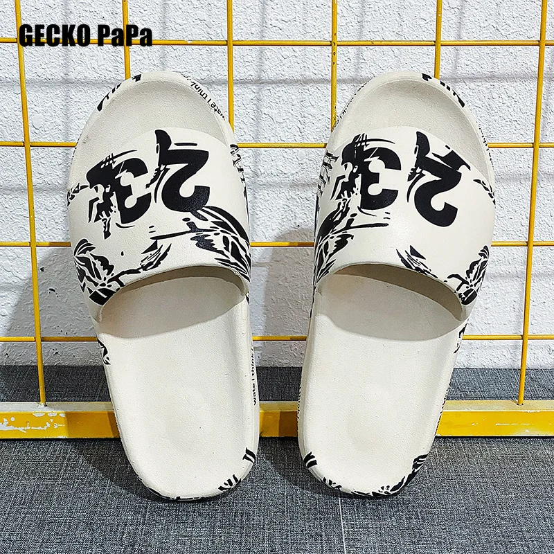 Fashion Sports Slippers PVC Summer Beach New Slippers Thick Bottom Indoor and Outdoor Non-slip Fashion Printing Men's Shoes
Fashion Sports Slippers PVC Summer Beach New Slippers Thick Bottom Indoor and Outdoor Non-slip Fashion Printing Men's Shoes