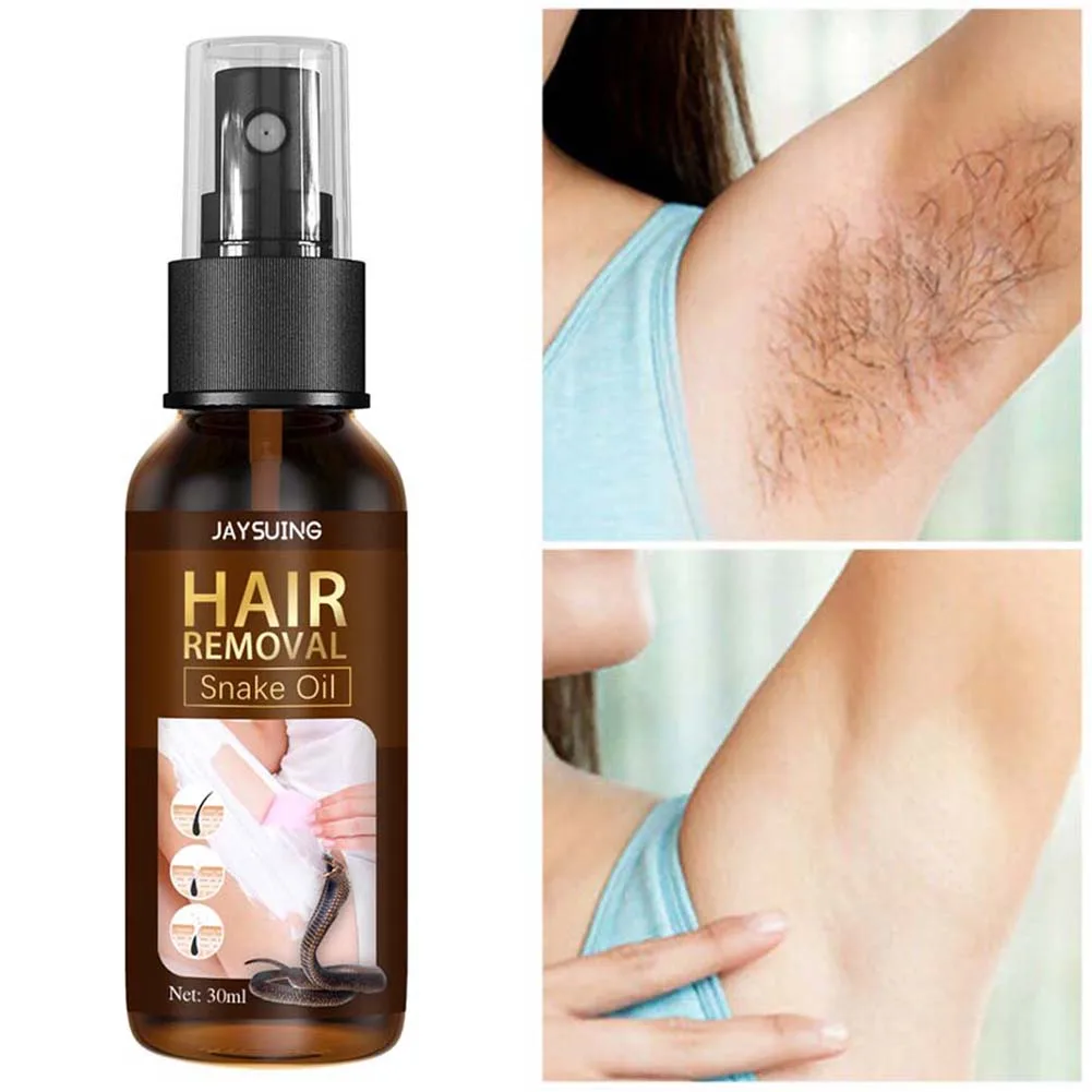Snake Oil Women Hair Removal Spray Stop Hair Growth Painless Safe Hair Removal Spray Hair Inhibitor For Arms Armpits Legs Care
Snake Oil Women Hair Removal Spray Stop Hair Growth Painless Safe Hair Removal Spray Hair Inhibitor For Arms Armpits Legs Care