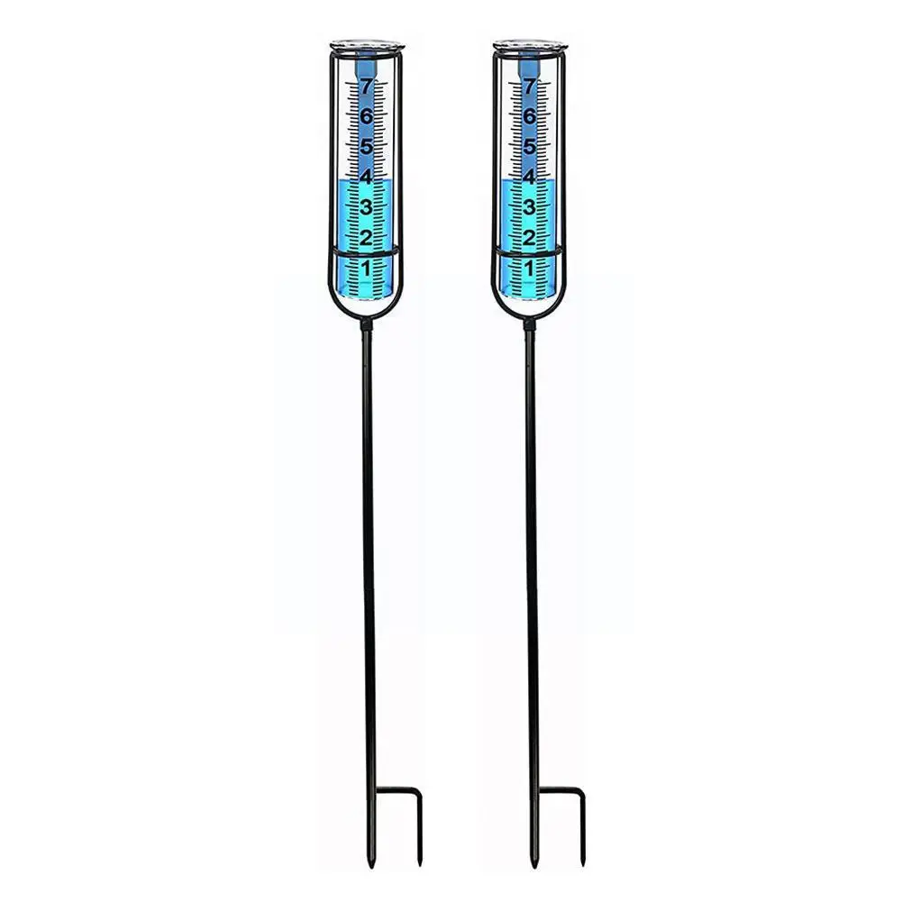 1/2pcs Capacity Glass Tube Rain Gauge Garden Precipitation Water Measuring Meter With Metal Frame For Garden Lawn Y3L1
1/2pcs Capacity Glass Tube Rain Gauge Garden Precipitation Water Measuring Meter With Metal Frame For Garden Lawn Y3L1