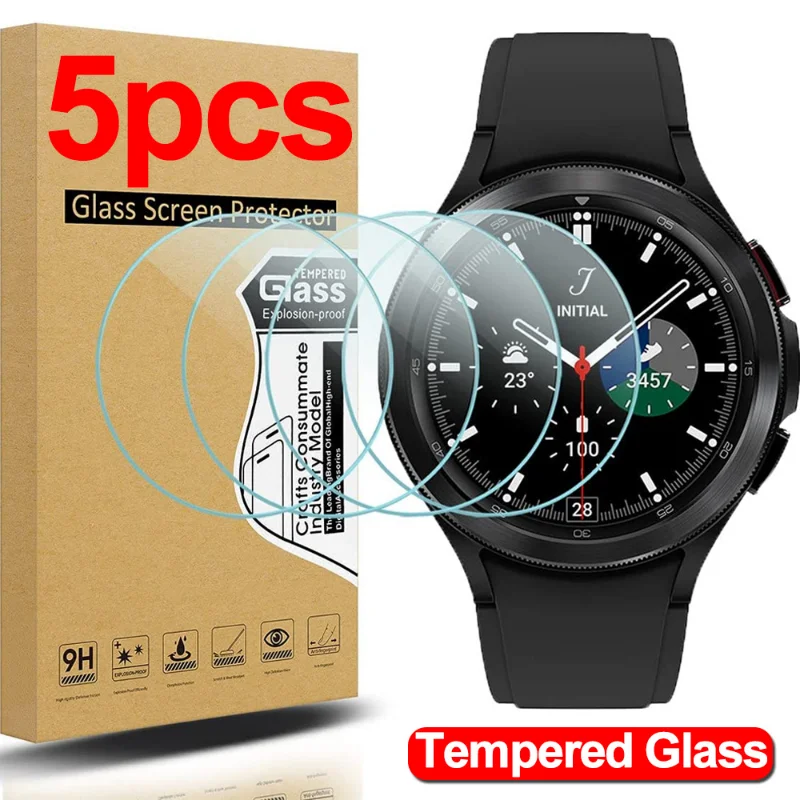 9H Tempered Glass for Samsung Galaxy Watch 4 5 Pro 40/44mm Classic 42/46mm Watch 3 41/45mm Anti Scrach Film HD Screen Protectors 
9H Tempered Glass for Samsung Galaxy Watch 4 5 Pro 40/44mm Classic 42/46mm Watch 3 41/45mm Anti Scrach Film HD Screen Protectors