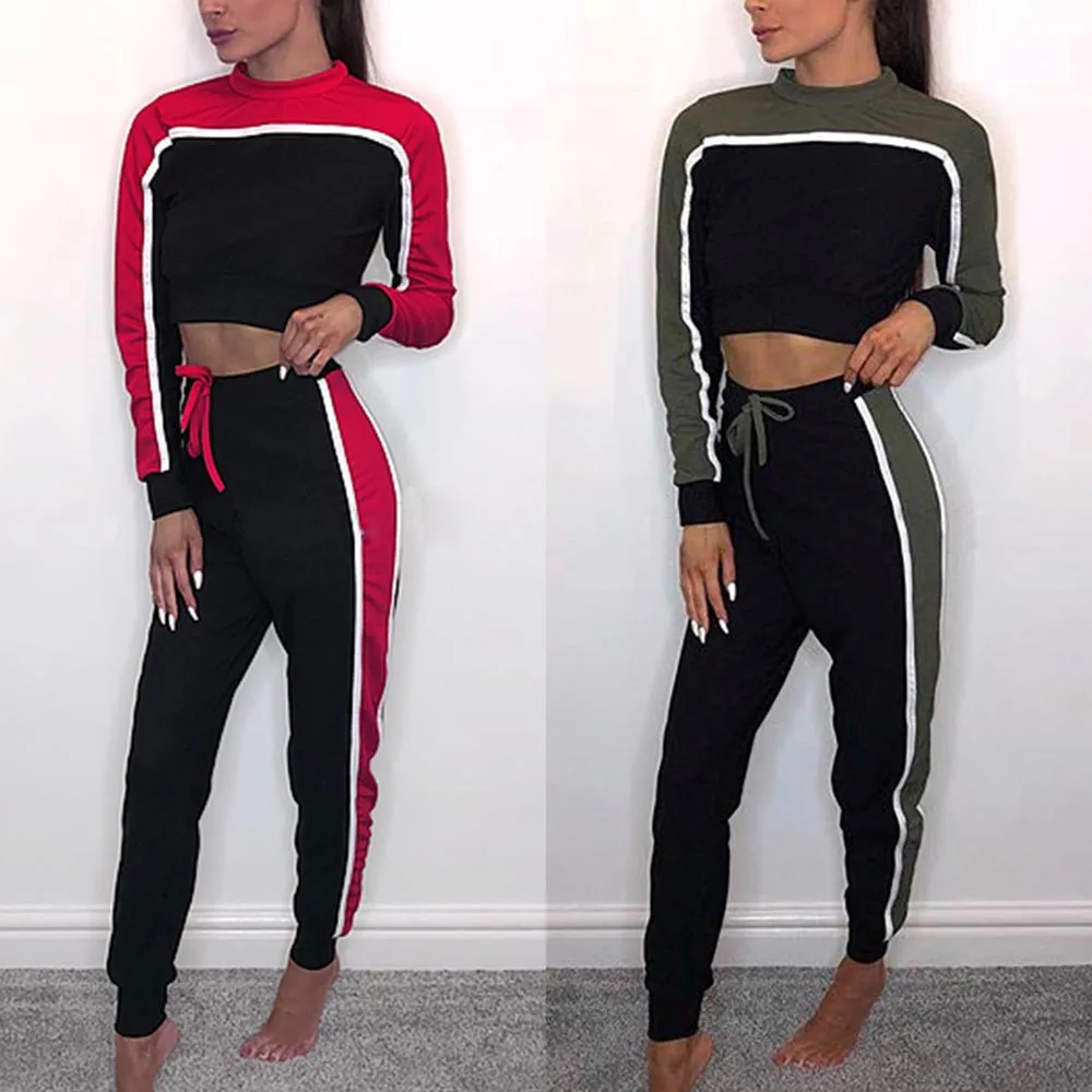 50% Sale 2022 Round Neck Short Top Splicing Color Contrast Sports Long Sleeve Casual Suit
50% Sale 2022 Round Neck Short Top Splicing Color Contrast Sports Long Sleeve Casual Suit