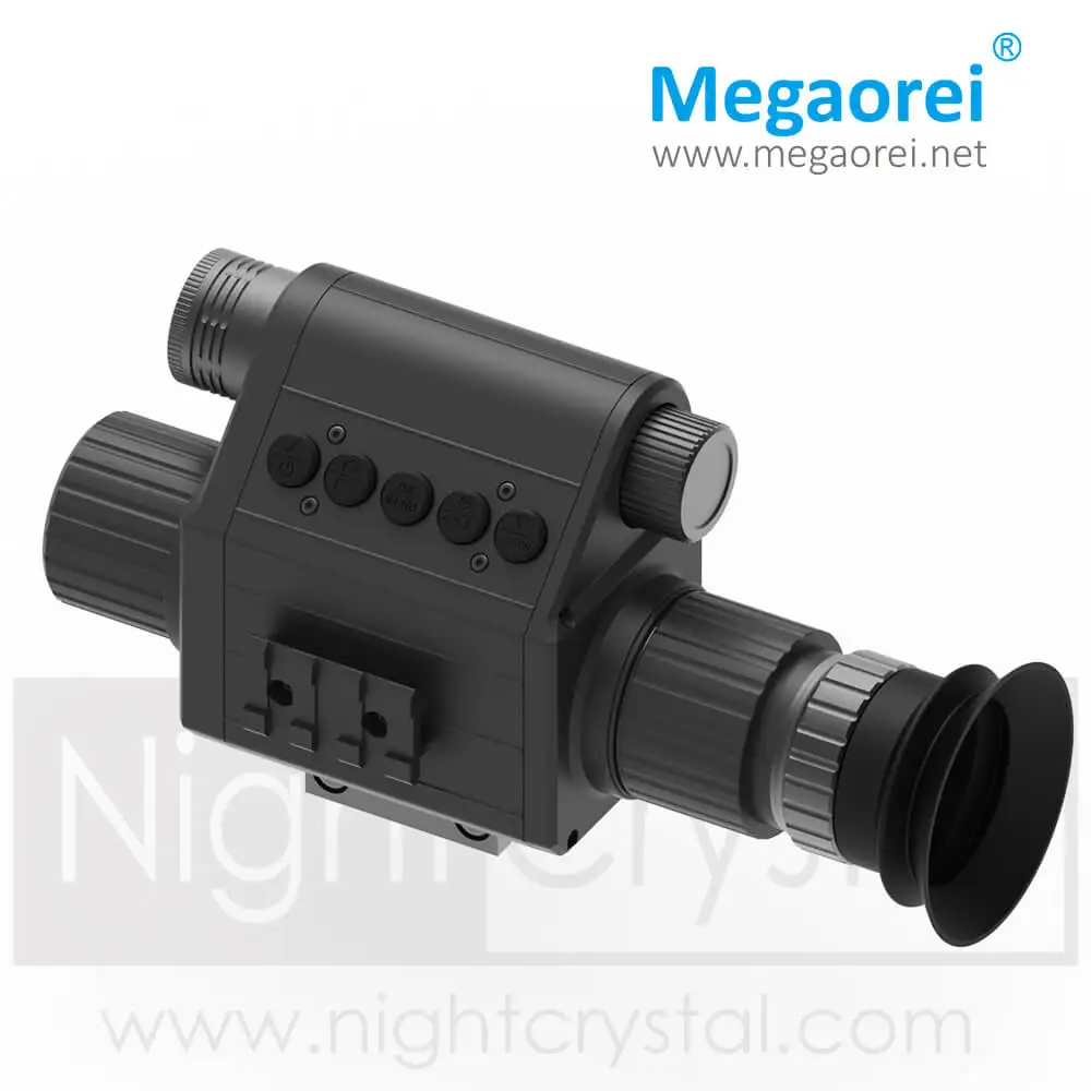 Megaorei M5 1080P HD Monocular Attachment Night Vision Scope Hunting Camera with Built-in 850nm IR Light & Picatinny Rail Mount
Megaorei M5 1080P HD Monocular Attachment Night Vision Scope Hunting Camera with Built-in 850nm IR Light & Picatinny Rail Mount