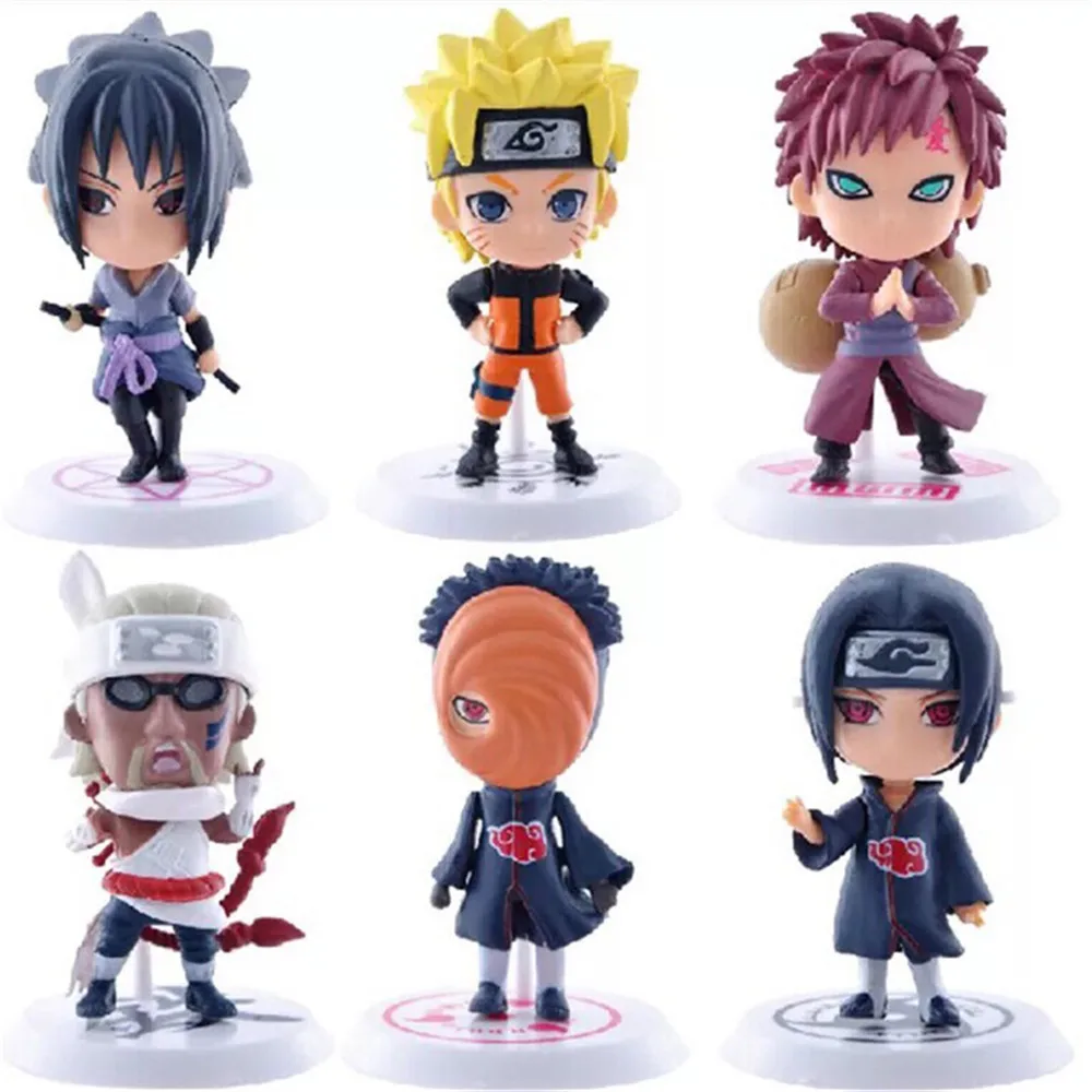 6pcs/set Anime Naruto Shippuden Hatake Kakashi Uzumaki Naruto Uchiha Sasuke Jiraiya PVC Action Figure Model Collection Gifts Toy
6pcs/set Anime Naruto Shippuden Hatake Kakashi Uzumaki Naruto Uchiha Sasuke Jiraiya PVC Action Figure Model Collection Gifts Toy