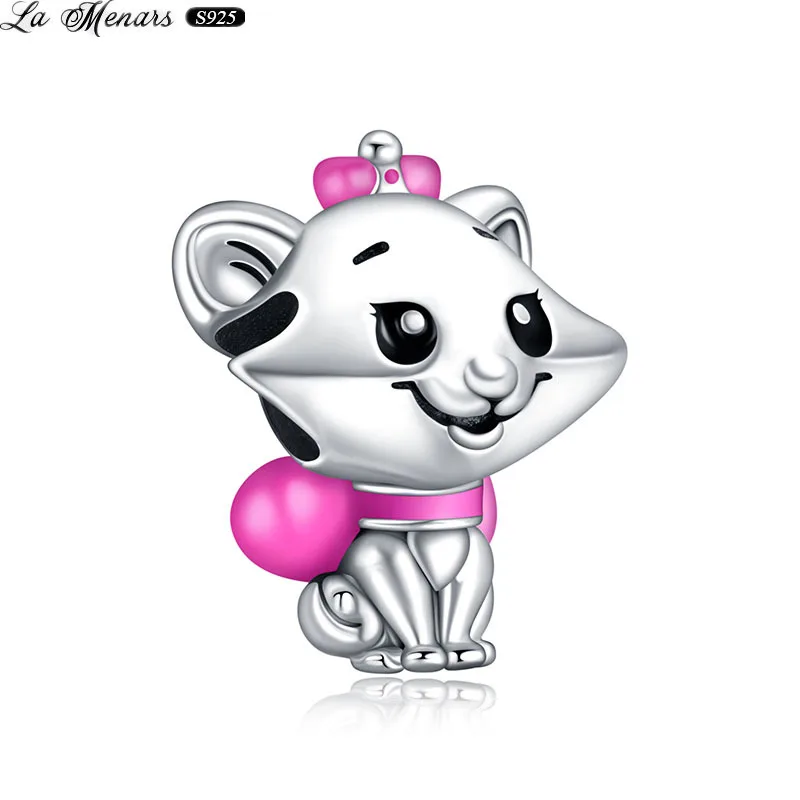 La Menars Cute Cat Metal Beads Charm for Women DIY Bracelet 925 Sterling Silver Fashion Fine Jewelry
La Menars Cute Cat Metal Beads Charm for Women DIY Bracelet 925 Sterling Silver Fashion Fine Jewelry