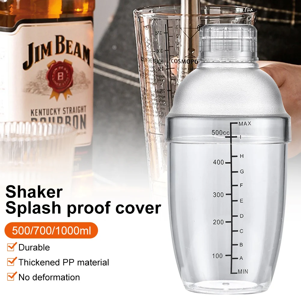 500/700/1000ML Cocktail Shaker Mixer Wine Martini Boston Shaker With Crushed Ice Hammer Splash-proof Cover Bar Accessories
500/700/1000ML Cocktail Shaker Mixer Wine Martini Boston Shaker With Crushed Ice Hammer Splash-proof Cover Bar Accessories