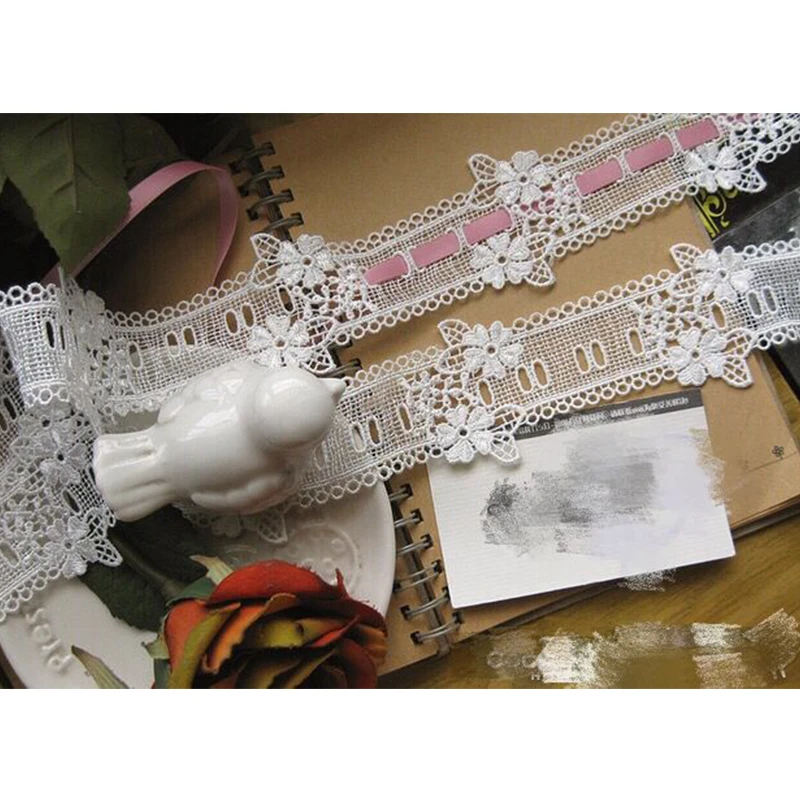 45mm Hollow Flowers Lace Ribbon for DIY Crafts Material Gift Packaging Clothing Curtain Sewing Trims
45mm Hollow Flowers Lace Ribbon for DIY Crafts Material Gift Packaging Clothing Curtain Sewing Trims