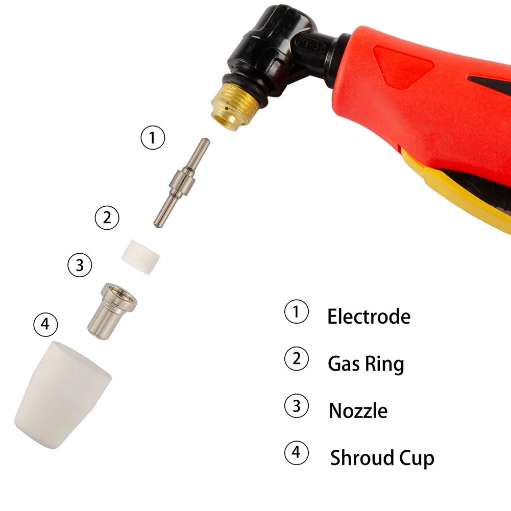 60PCS PT-31 Air Plasma Cutting Tips Electrodes & Nozzles Kit Consumable Accessories For CUT-40 CUT-50D Plasma Torch
60PCS PT-31 Air Plasma Cutting Tips Electrodes & Nozzles Kit Consumable Accessories For CUT-40 CUT-50D Plasma Torch