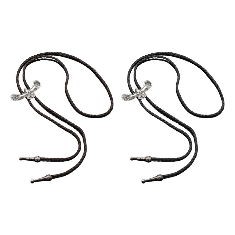 Cool Bola-Tie Western Cowboy Necktie Necklace Male Costume Accessory 
Cool Bola-Tie Western Cowboy Necktie Necklace Male Costume Accessory