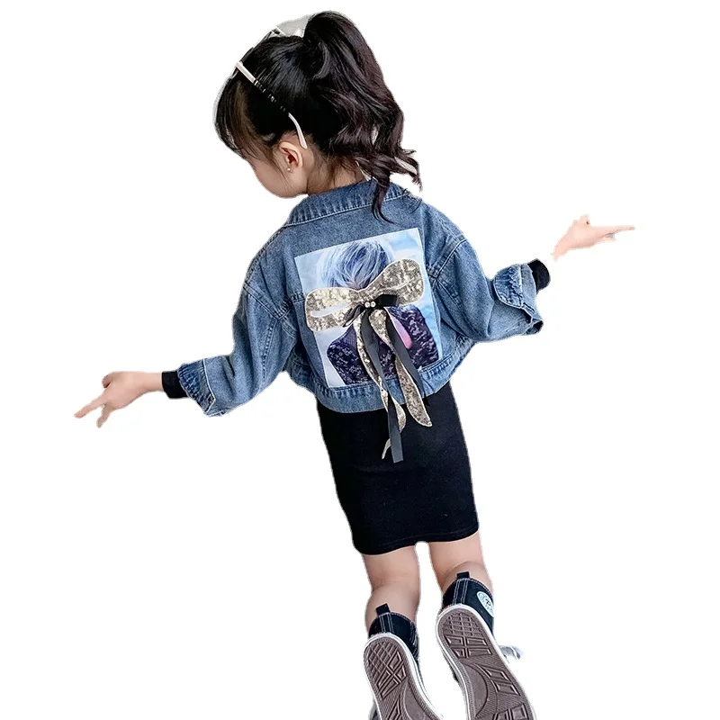 New Teenagers Clothing Fall Fashion Clothes For Kids Set Toddler Girls Bow Denim Top Jacket + Knit Skirt 2ps 6 8 10 12 14 Years
New Teenagers Clothing Fall Fashion Clothes For Kids Set Toddler Girls Bow Denim Top Jacket + Knit Skirt 2ps 6 8 10 12 14 Years