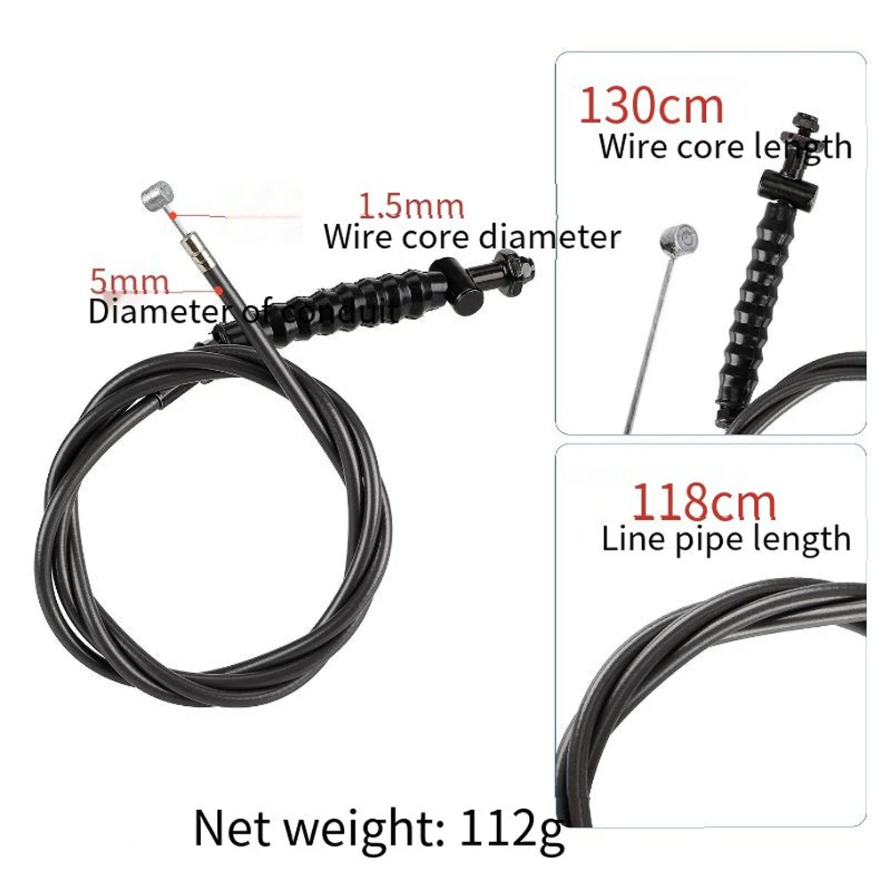 Brake Cable Brake Line Fittings Front Wheel Accessories Black Electric Scooter For NINEBOT MAX G30 Replacement
Brake Cable Brake Line Fittings Front Wheel Accessories Black Electric Scooter For NINEBOT MAX G30 Replacement