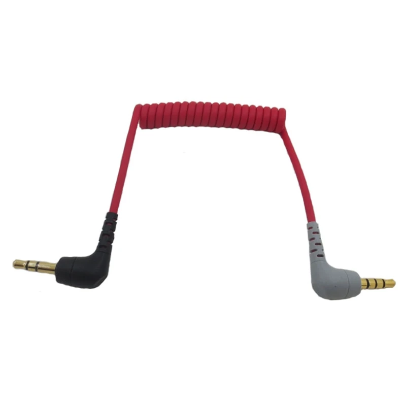 TRS to TRRS Microphone Cable 3.5mm Male to Male Right Angle Patch Adapter Cable Wireless Lavalier Mic Cord for BOYA Rode SC7
TRS to TRRS Microphone Cable 3.5mm Male to Male Right Angle Patch Adapter Cable Wireless Lavalier Mic Cord for BOYA Rode SC7