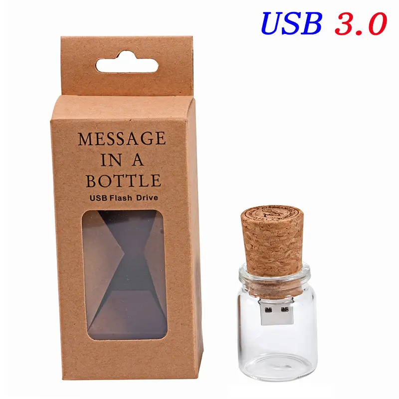 JASTER Drift Bottle USB 3.0 Flash Drives 128GB Creative Photography Wedding Gift Pen Drive 64GB Free Custom Logo Memory Stick 8G
JASTER Drift Bottle USB 3.0 Flash Drives 128GB Creative Photography Wedding Gift Pen Drive 64GB Free Custom Logo Memory Stick 8G