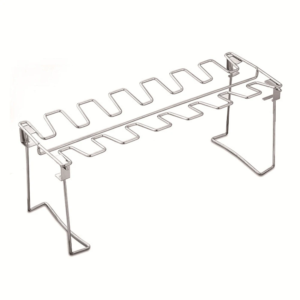 Stainless Steel BBQ Drumstick Stand Holder with Tray Enhance your Barbecue Experience Cook Delicious Chicken Legs
Stainless Steel BBQ Drumstick Stand Holder with Tray Enhance your Barbecue Experience Cook Delicious Chicken Legs