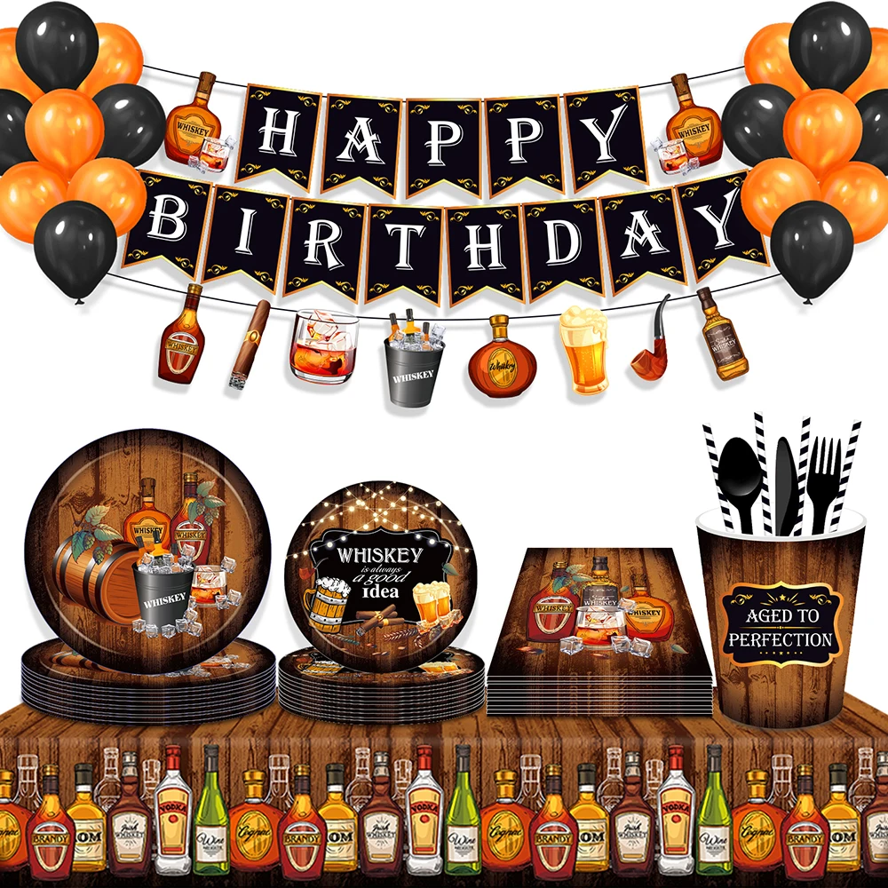 Whiskey Themed Party Tableware Whiskey Spiral Pendant Whiskey Aluminum Foil Ball Birthday Party Decorations Adult Party Supplies
Whiskey Themed Party Tableware Whiskey Spiral Pendant Whiskey Aluminum Foil Ball Birthday Party Decorations Adult Party Supplies