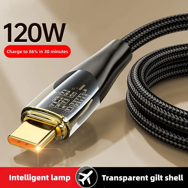 120W USB Type C Fast Charger Cable Data Cord For Huawei P60 P50 Oneplus Realme POCO Mobile Phone Cord USB Cable USB Charger Data
120W USB Type C Fast Charger Cable Data Cord For Huawei P60 P50 Oneplus Realme POCO Mobile Phone Cord USB Cable USB Charger Data