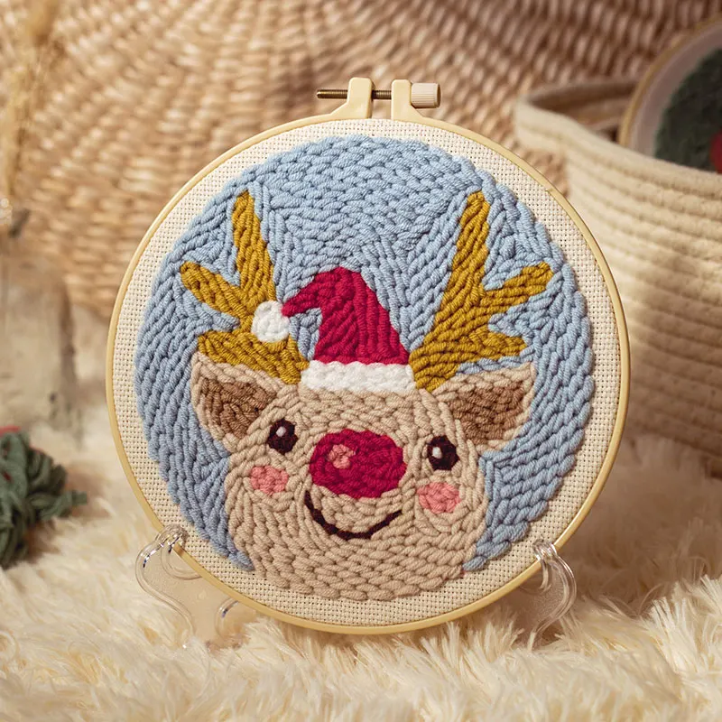 20cm Hand Embroidered Yarn Kits Hanging Painting Beginners DIY Needlework Yarn Christmas Homemade Gift Unfinished Product TJ8432
20cm Hand Embroidered Yarn Kits Hanging Painting Beginners DIY Needlework Yarn Christmas Homemade Gift Unfinished Product TJ8432