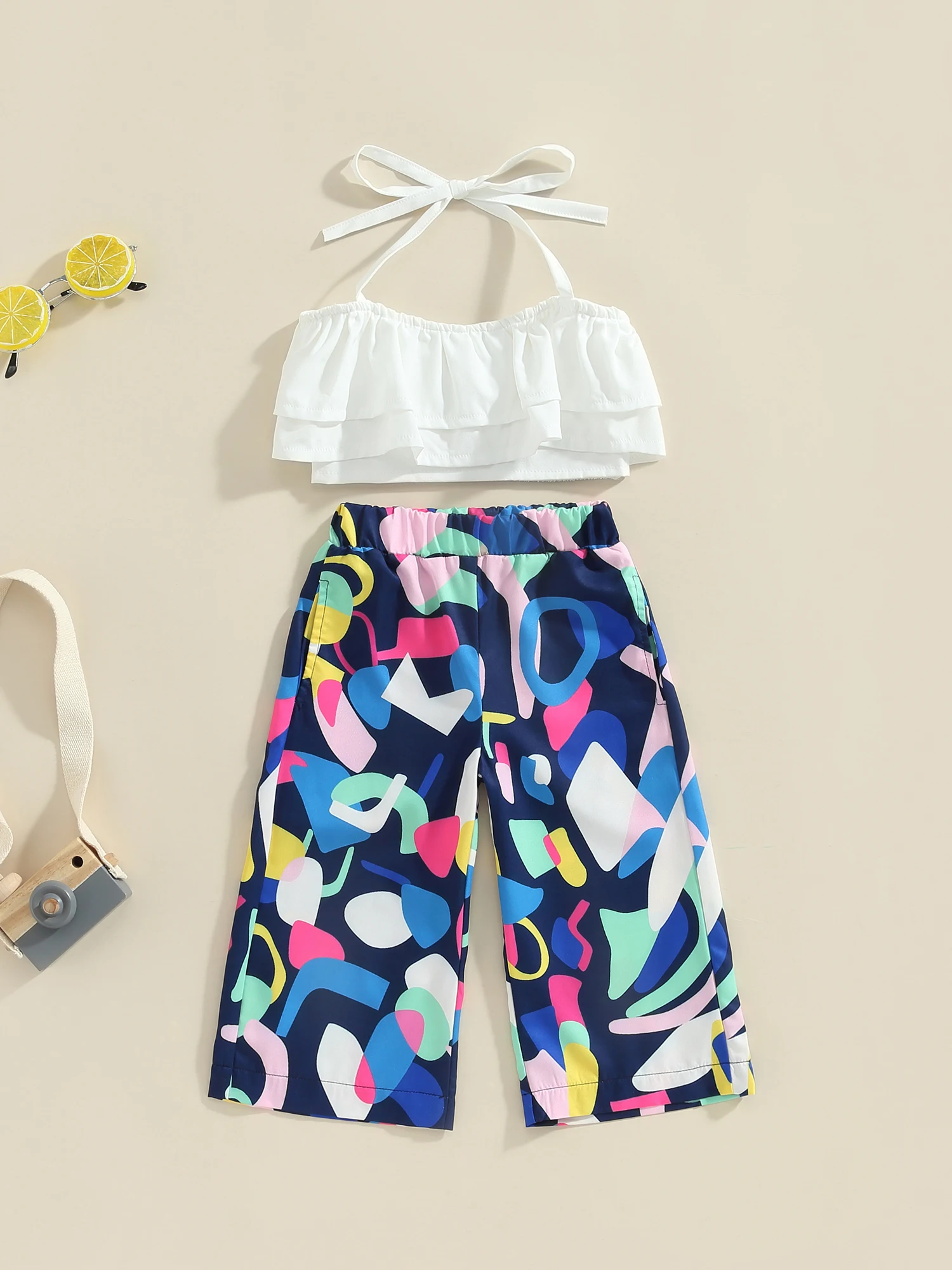 Toddler Baby Clothes Girls 2PCS Pants Sets Sleeveless Tiered Ruffle Cami Tops Wide Leg Pants Sets Summer Children s Clothing
Toddler Baby Clothes Girls 2PCS Pants Sets Sleeveless Tiered Ruffle Cami Tops Wide Leg Pants Sets Summer Children s Clothing