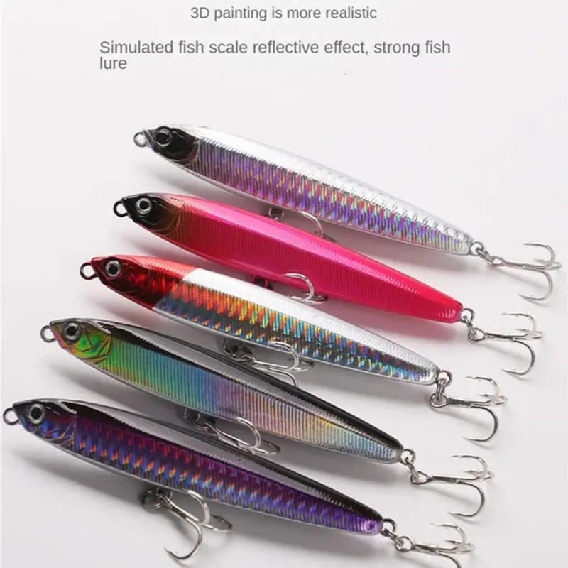 

3D Printing Pencil Sinking Fishing Lure 25g Bass Fishing Tackle Fishing Accessories Saltwater Lures Fish Bait Trolling Lure