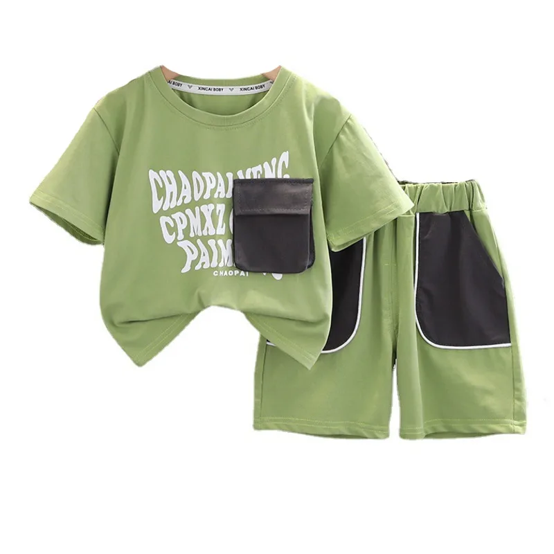 New Summer Baby Clothes Suit Children Girls Outfits Boys Letter T-Shirt Shorts 2Pcs/Sets Toddler Casual Costume Kids Tracksuits
New Summer Baby Clothes Suit Children Girls Outfits Boys Letter T-Shirt Shorts 2Pcs/Sets Toddler Casual Costume Kids Tracksuits