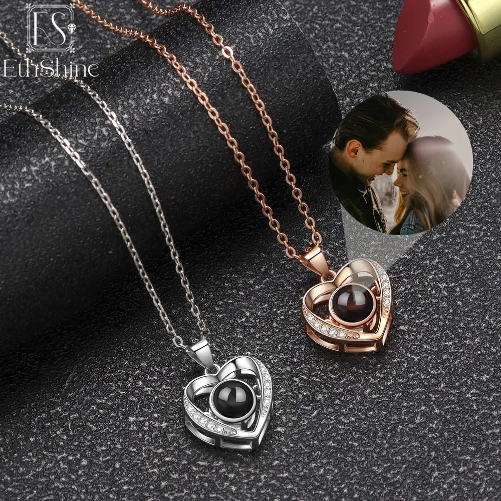 EthShine Personalized Heart Picture Necklace for Women 925 Sterling Silver Projection Pendant Photo Necklace Christmas Gifts
EthShine Personalized Heart Picture Necklace for Women 925 Sterling Silver Projection Pendant Photo Necklace Christmas Gifts