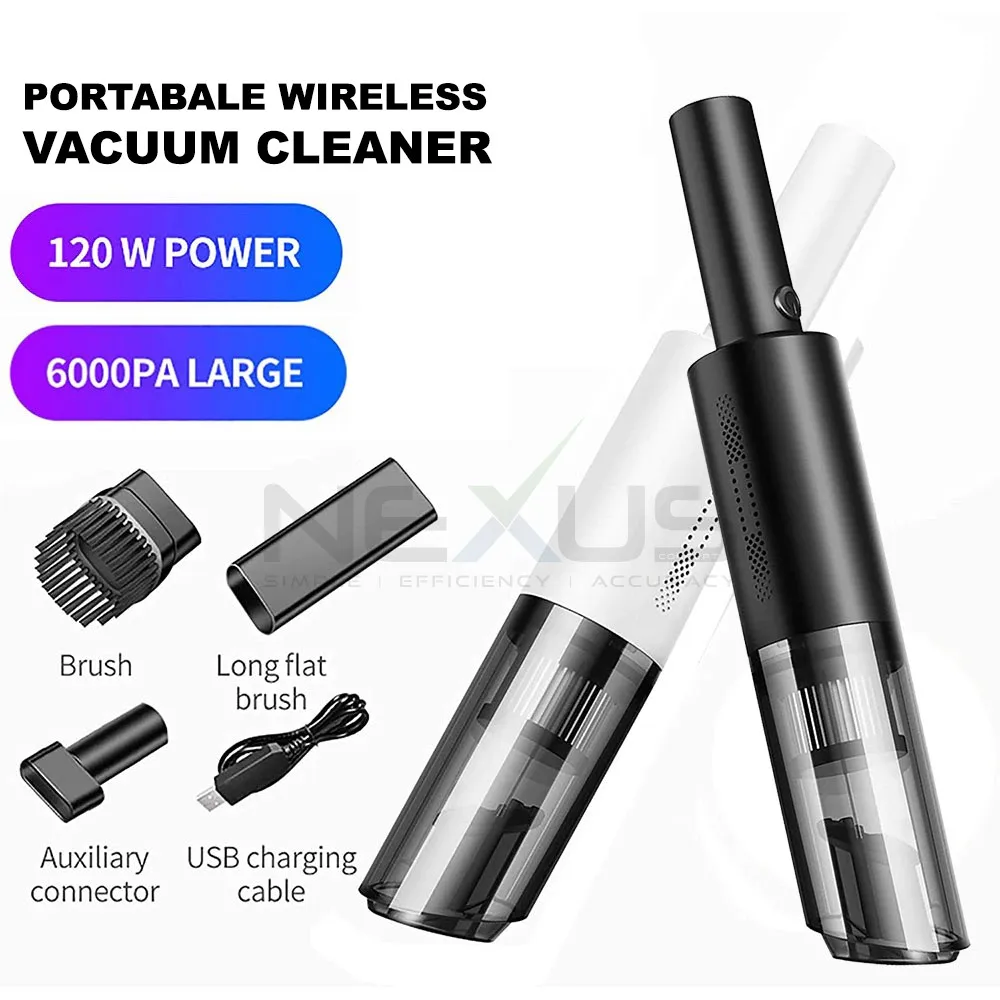 Nexus Car Cordless Vacuum Cleaner Car Vacuum 120W 6000PA Wireless Wired Rechargeable Wet Dry Dual Use Vakum Kereta
Nexus Car Cordless Vacuum Cleaner Car Vacuum 120W 6000PA Wireless Wired Rechargeable Wet Dry Dual Use Vakum Kereta