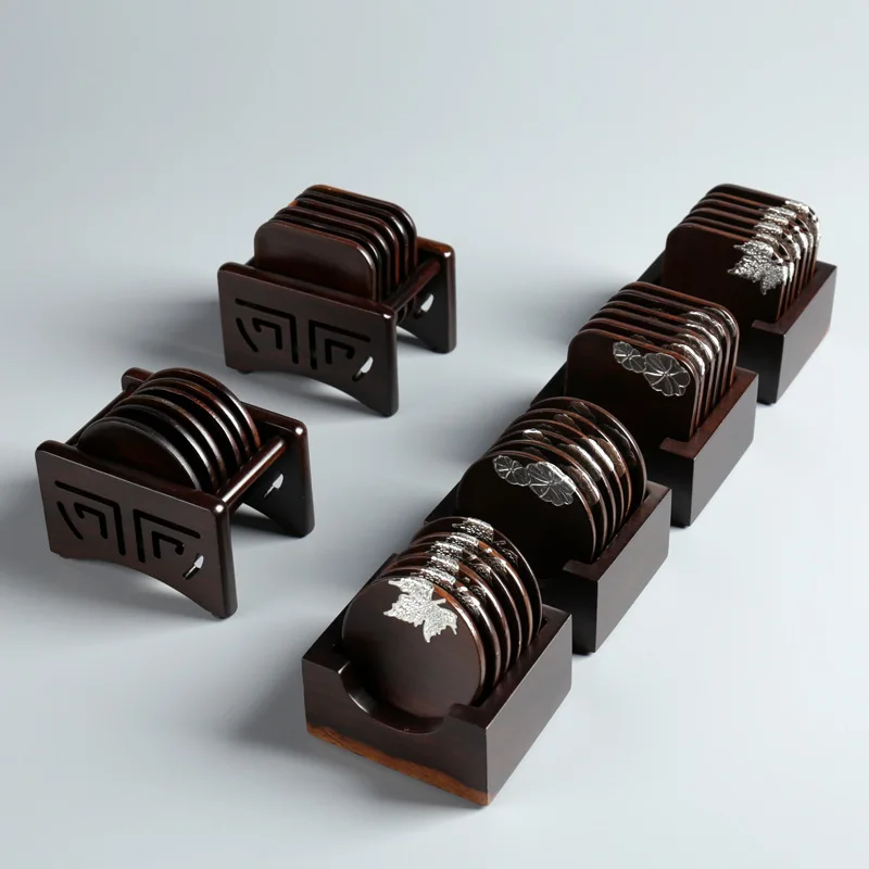 Ebony Round Wooden Square Creative Chinese Style Tea Accessories Set Saucer Wood Tray Thanksgiving Kitchen
Ebony Round Wooden Square Creative Chinese Style Tea Accessories Set Saucer Wood Tray Thanksgiving Kitchen
