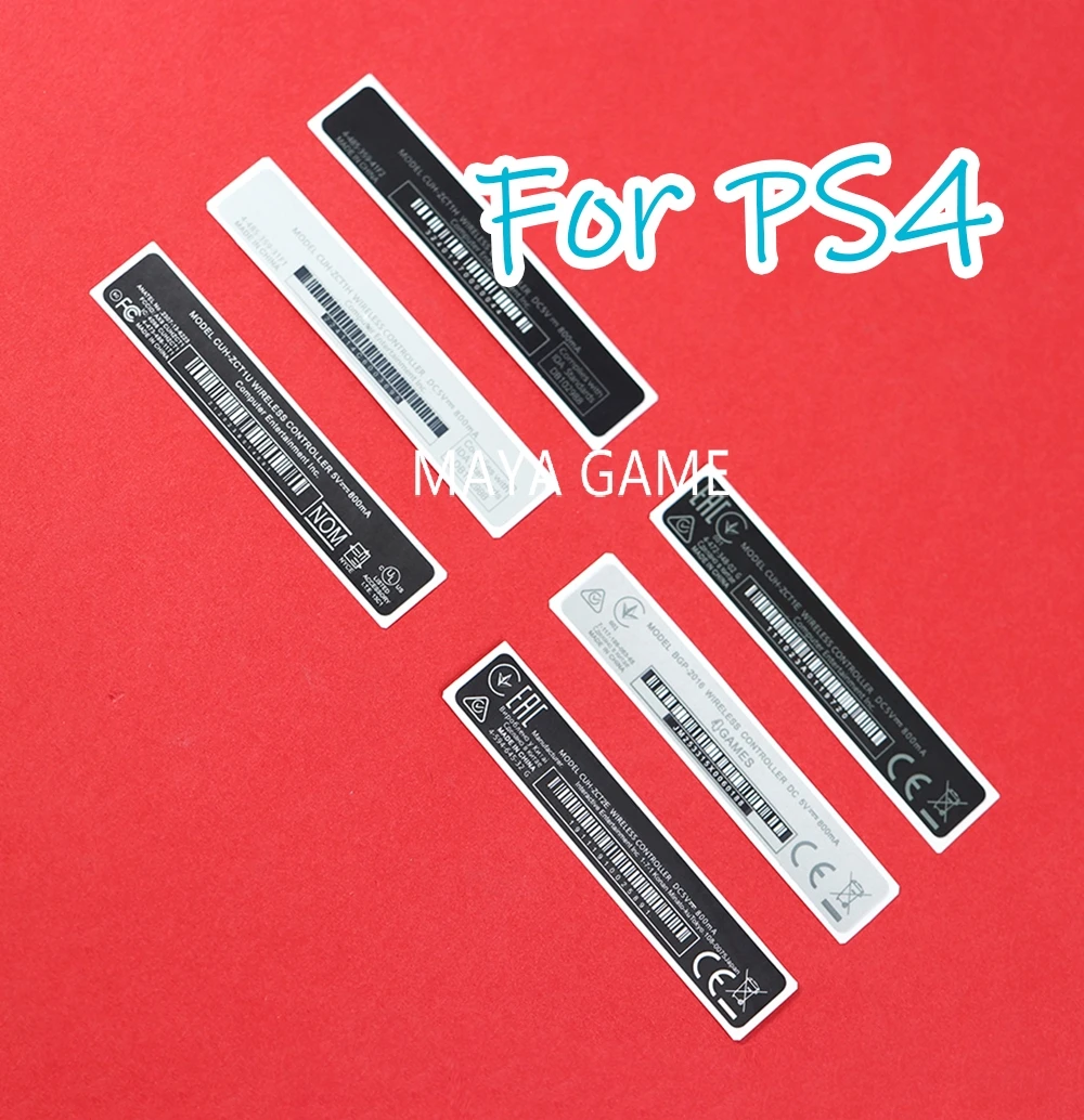 Наклейка на корпус контроллера Playstation 4 PS4 Slim Back Mark Tag OEM 20 шт./лот
