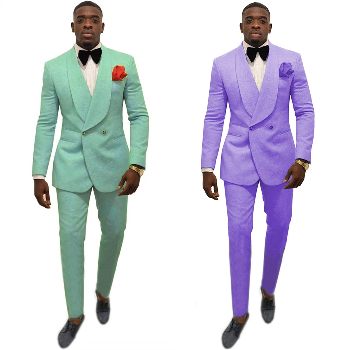 Double-Breasted Mens Patterned Suit Groom Tuxedos for Wedding Suit Shawl Lapel Two Piece(Blazer+ Pants)
Double-Breasted Mens Patterned Suit Groom Tuxedos for Wedding Suit Shawl Lapel Two Piece(Blazer+ Pants)