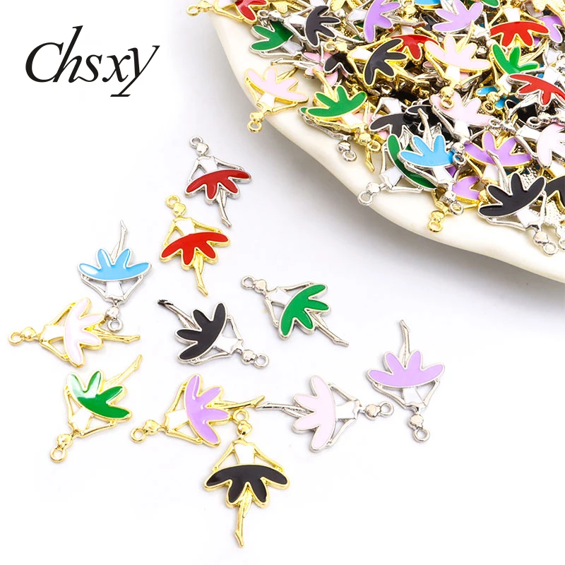 10pcs Ballet Girls Enamel Charms DIY Findings Cute Multicolor Ballet Dress Metal Pendants for Fashion Jewelry Making Accessories
10pcs Ballet Girls Enamel Charms DIY Findings Cute Multicolor Ballet Dress Metal Pendants for Fashion Jewelry Making Accessories