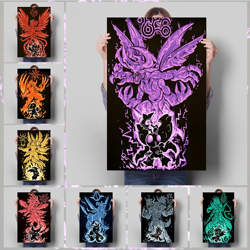 Japanese Anime Digimon Canvas Painting Iori Taiichi Character Poster Picture Wall Art Mural Suitable for Children's Room Decorat 
Japanese Anime Digimon Canvas Painting Iori Taiichi Character Poster Picture Wall Art Mural Suitable for Children's Room Decorat