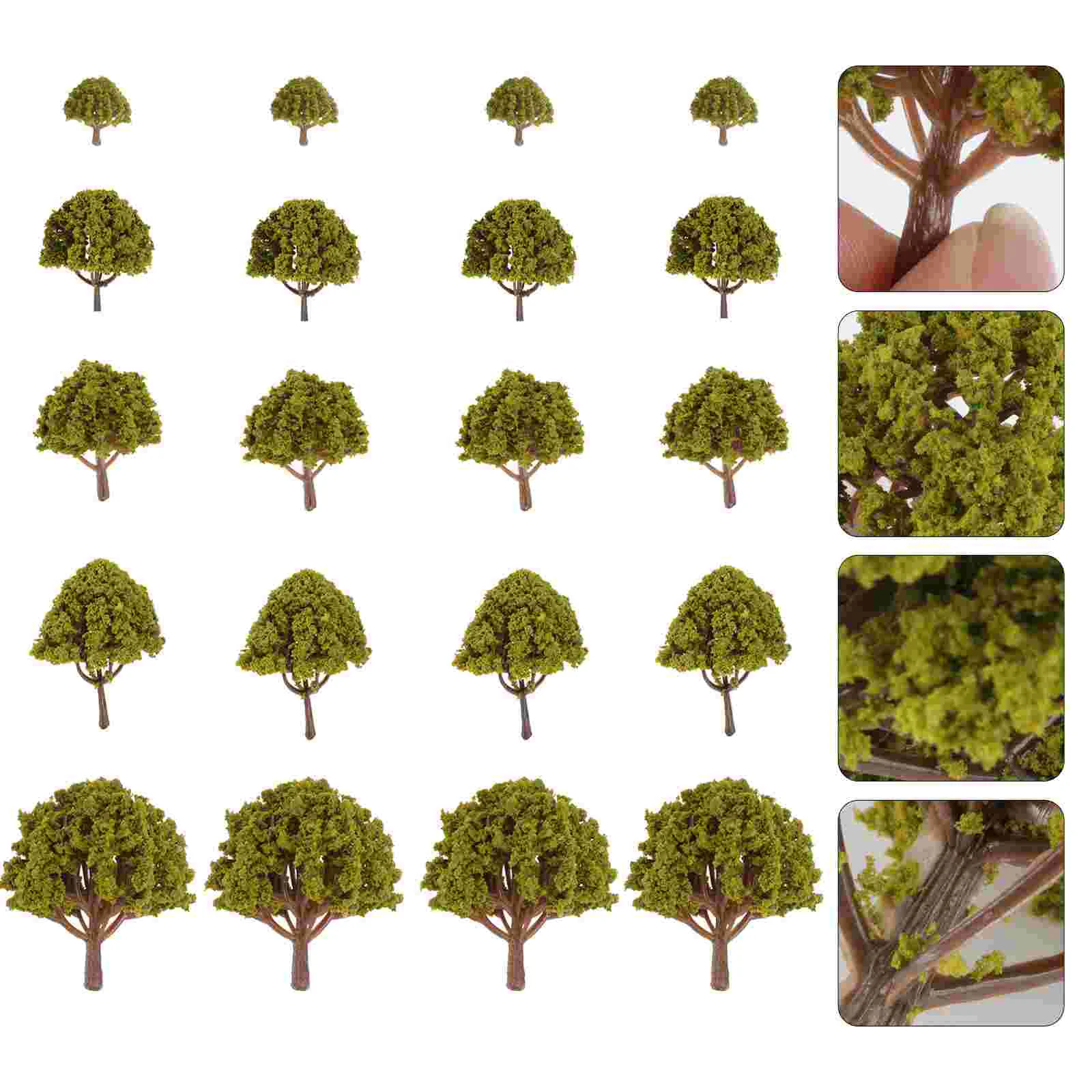 Model Train Scenery Landscape Trees 3CM-8CM Scale Model Toy for Children Kids Weddings Diorama Miniatures
Model Train Scenery Landscape Trees 3CM-8CM Scale Model Toy for Children Kids Weddings Diorama Miniatures
