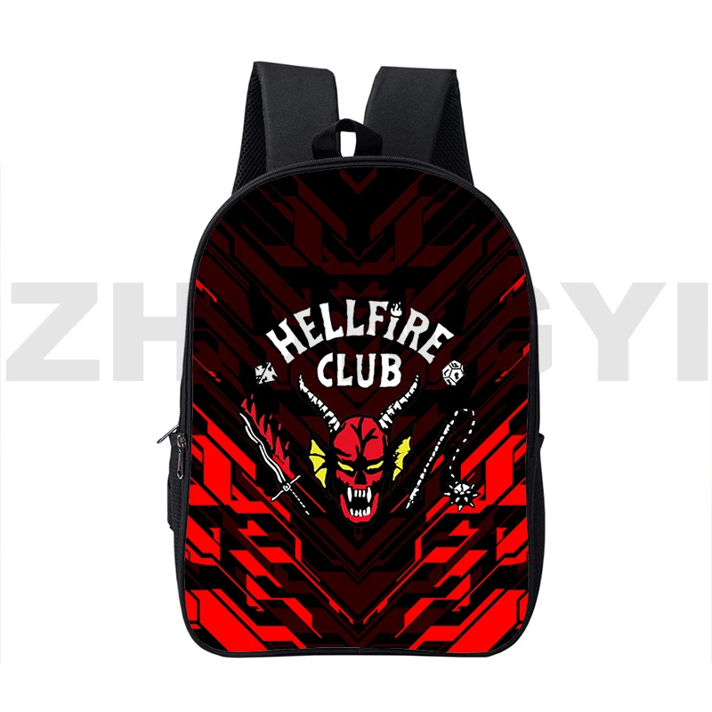 3D Print Stranger Things Season 4 Backpack Fashion Canvas Hellfire Club Bags for Women 16 Inch High Capacity Student Cartoon Bag
3D Print Stranger Things Season 4 Backpack Fashion Canvas Hellfire Club Bags for Women 16 Inch High Capacity Student Cartoon Bag